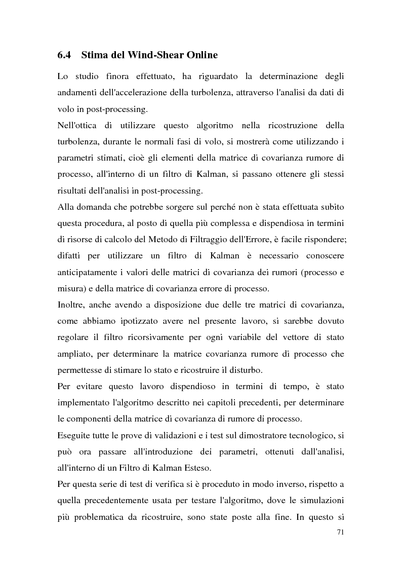 Estratto dalla tesi: Modello di Wind-Shear Proveniente da Dati di Volo per Velivolo Ultraleggero Preceptor N3 PUP
