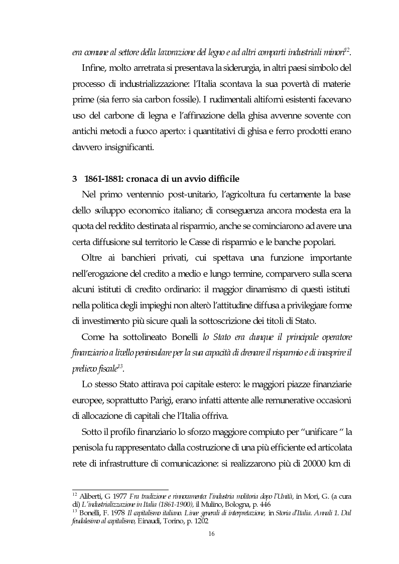 Anteprima della tesi: Il capitalismo italiano del secondo dopoguerra: persistenze e mutazioni, Pagina 11