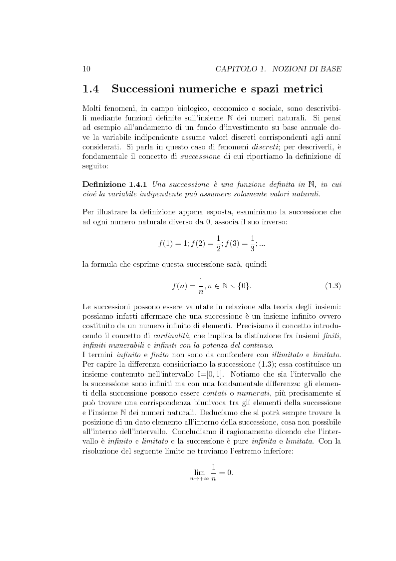 Estratto dalla tesi: Teoremi di Punto Fisso e Applicazioni
