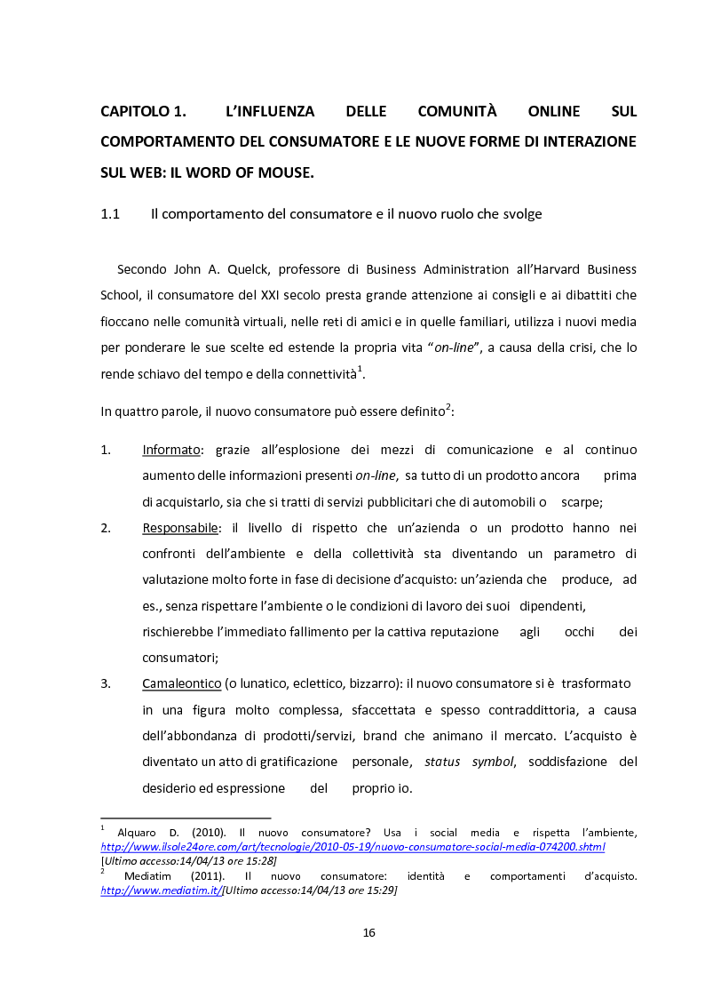 Anteprima della tesi: Buzz Marketing, Word of Mouth ed il brusio digitale. Il caso YourPersonalJames.com, Pagina 5