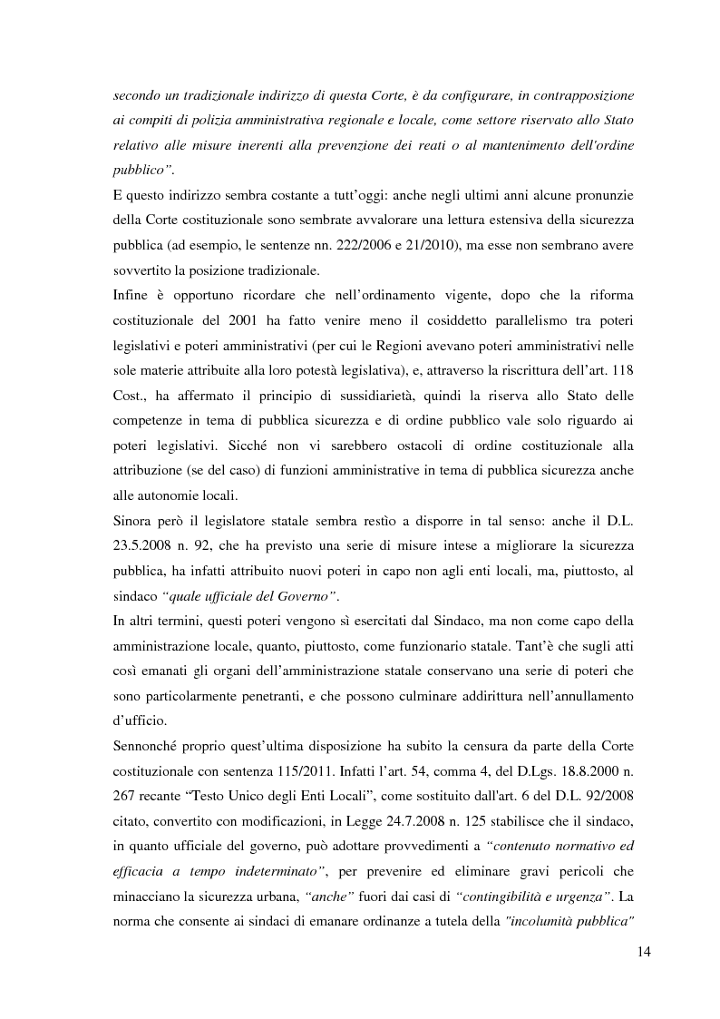 Anteprima della tesi: Storia della polizia locale. Specificità del caso italiano, Pagina 10