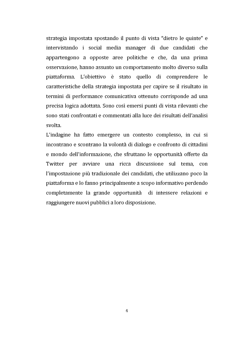 Anteprima della tesi: Elezioni regionali siciliane: la conversazione politica su Twitter, Pagina 5