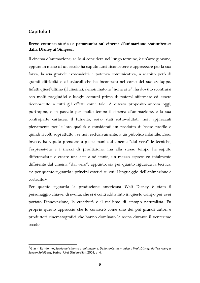Anteprima della tesi: I Simpson tra mass media, cultura pop e critica sociale, Pagina 5