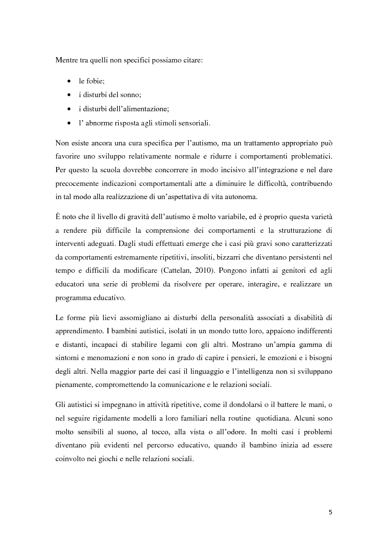 Anteprima della tesi: Aspetti psicologico - clinici presenti nella relazione tra empatia e deficit sociali dei disturbi dello spettro autistico, Pagina 4