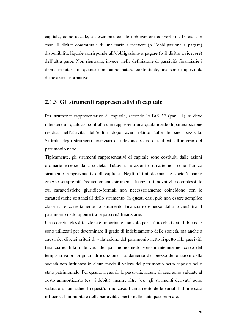 Estratto dalla tesi: Gli strumenti finanziari nel bilancio delle banche IAS-compliant: analisi dell'impatto degli IAS 32, IAS 39 e IFRS 7 sul bilancio delle banche