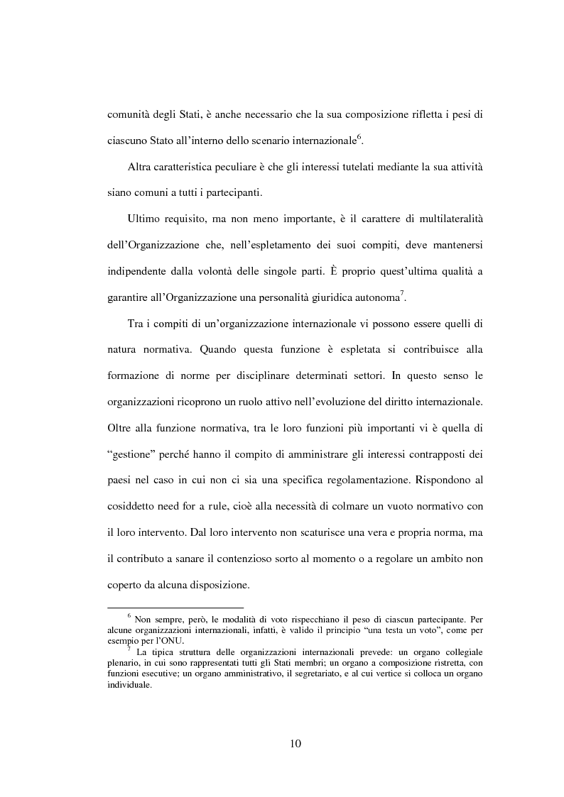Anteprima della tesi: Organizzazioni internazionali e liberalizzazione del mercato energetico. Il caso dell’Unione Europea, Pagina 7