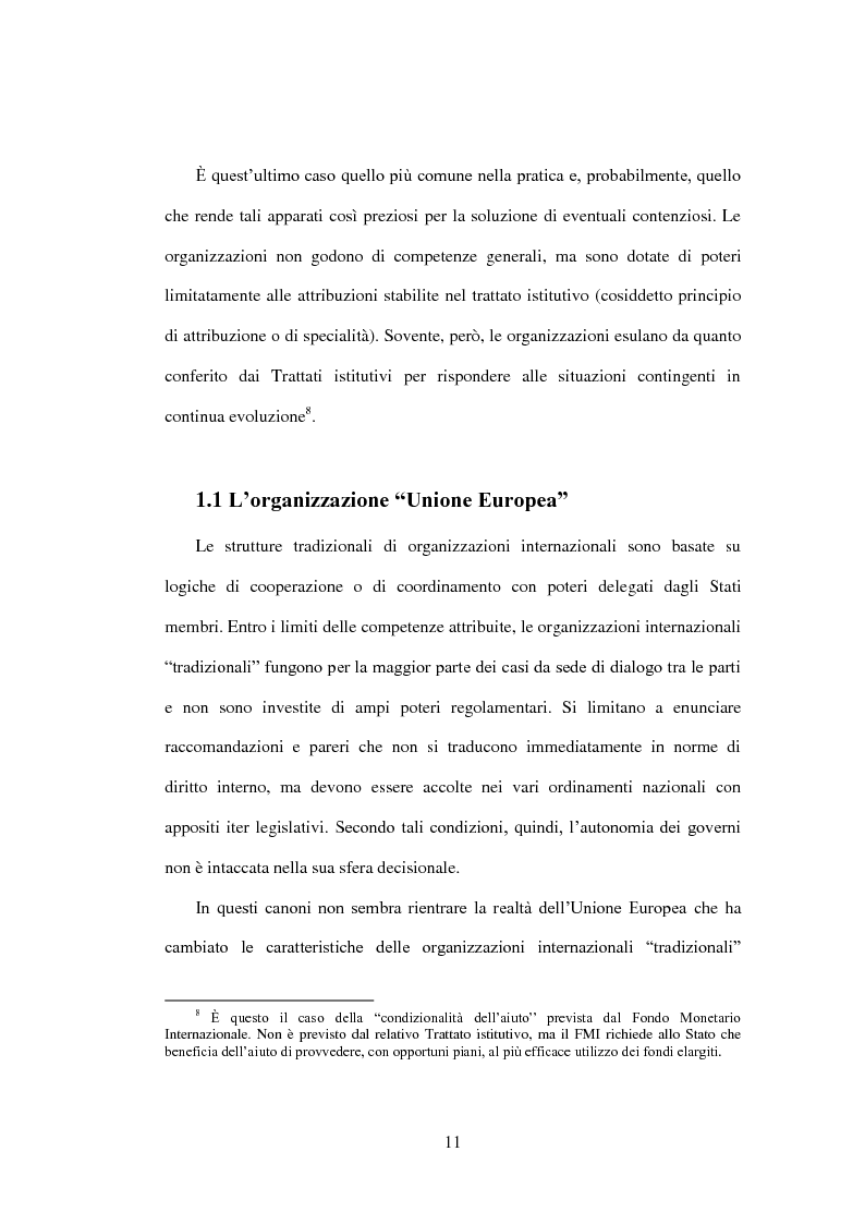 Anteprima della tesi: Organizzazioni internazionali e liberalizzazione del mercato energetico. Il caso dell’Unione Europea, Pagina 8