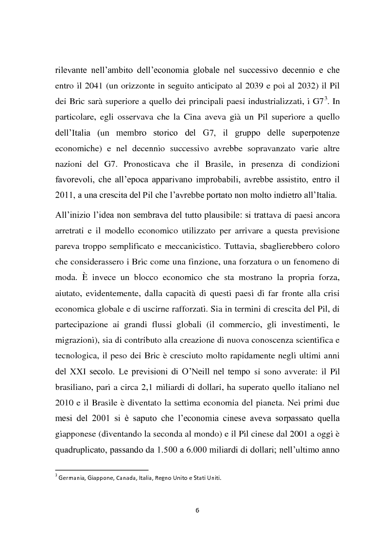 Anteprima della tesi: Operare con successo nelle aree emergenti: scelte strategiche e azioni di marketing nel mercato cinese - L'esperienza di internazionalizzazione della Tormaresca, Pagina 6
