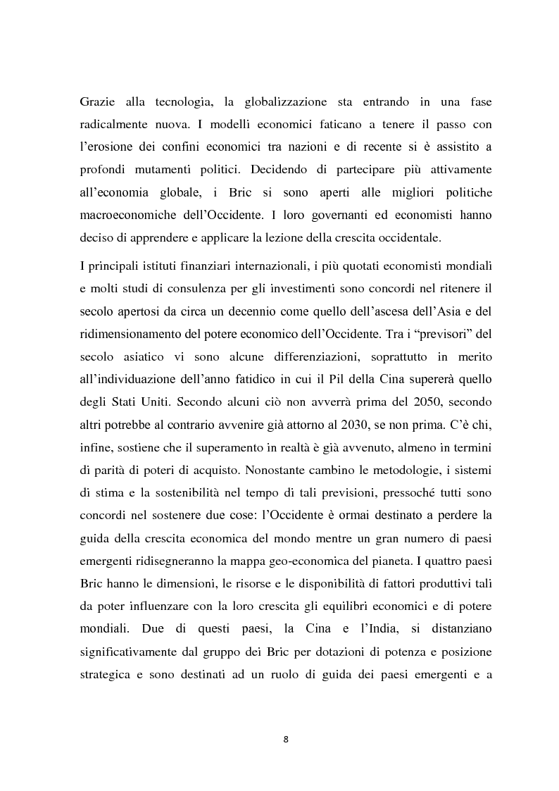 Anteprima della tesi: Operare con successo nelle aree emergenti: scelte strategiche e azioni di marketing nel mercato cinese - L'esperienza di internazionalizzazione della Tormaresca, Pagina 8
