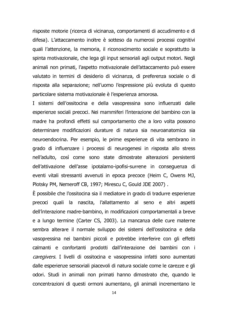 Estratto dalla tesi: Funzionamento di personalità e stile di attaccamento: una ricerca pilota nel Ser.D. di Moncalieri