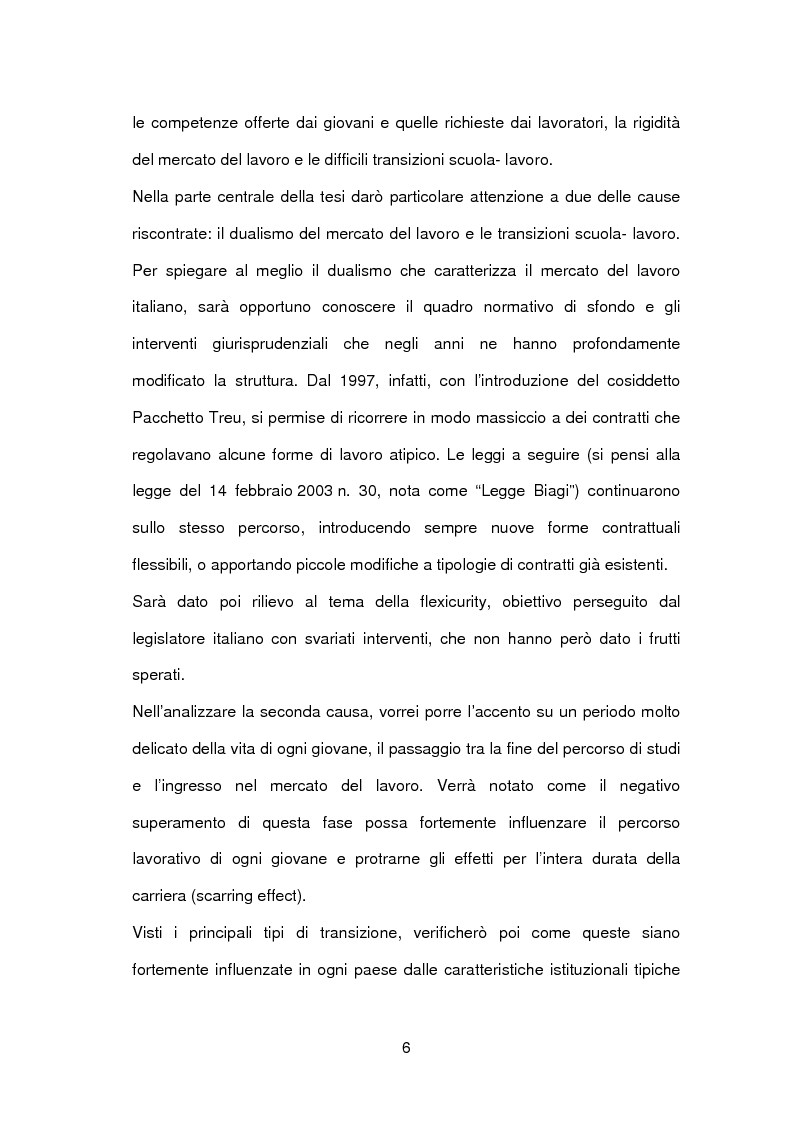 Anteprima della tesi: Disoccupazione giovanile in Italia: cause e possibili soluzioni, Pagina 3