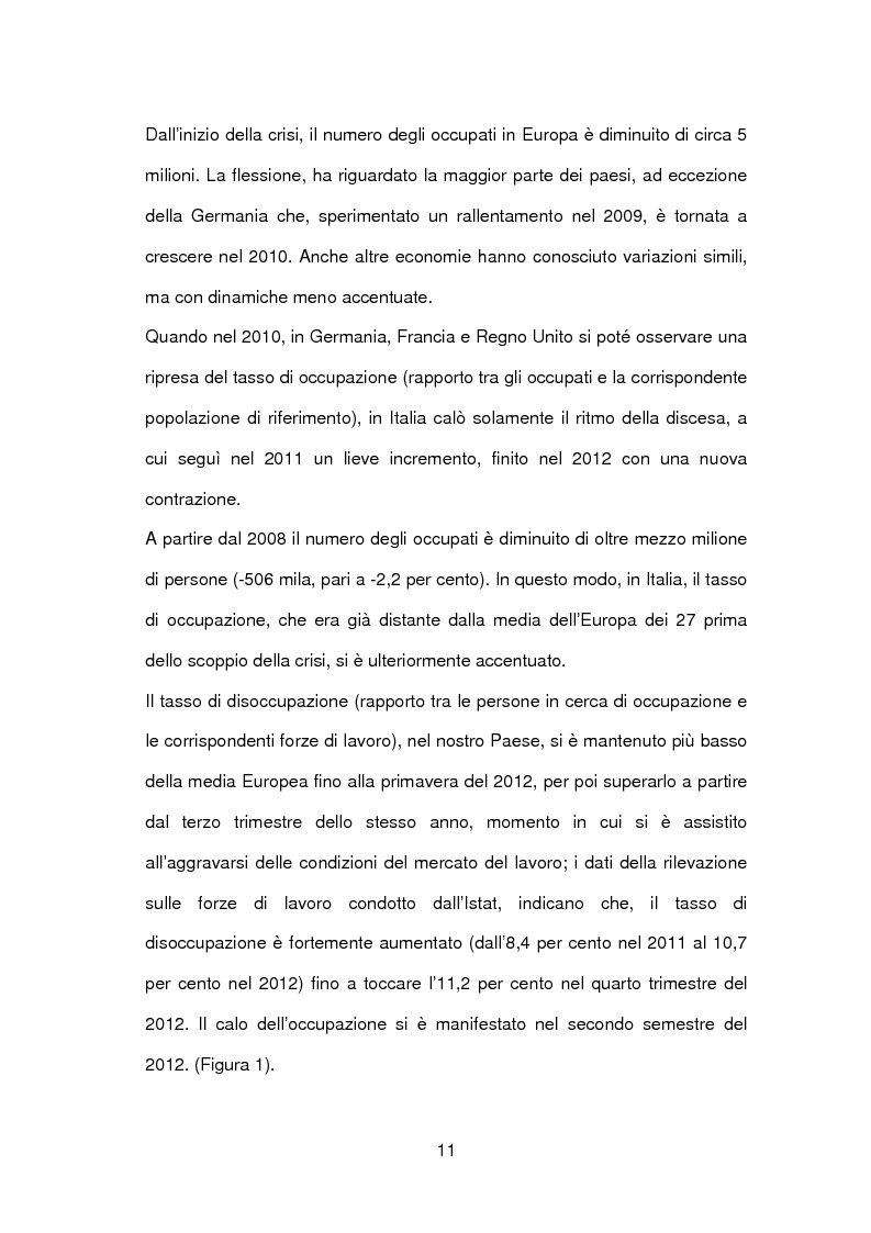 Anteprima della tesi: Disoccupazione giovanile in Italia: cause e possibili soluzioni, Pagina 7