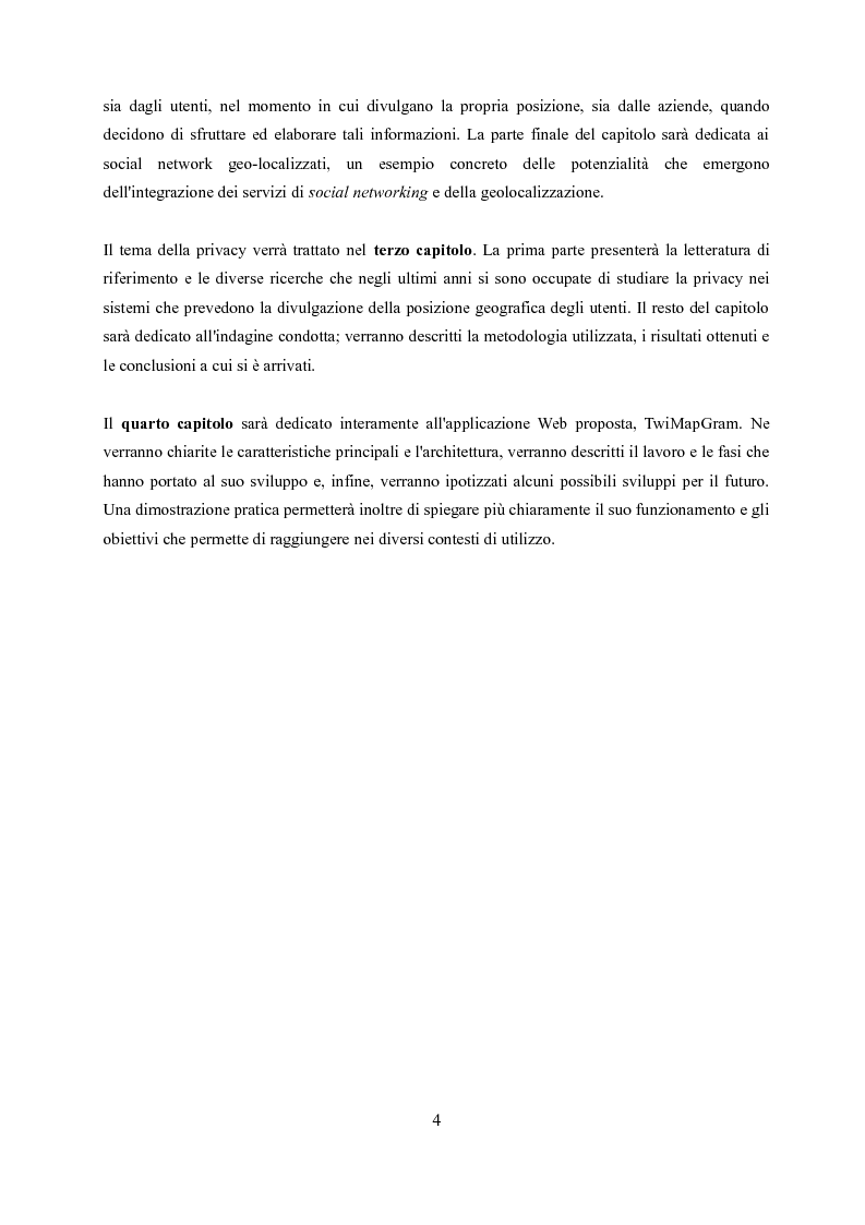 Anteprima della tesi: Utilizzare i metadati pubblici per geolocalizzare e contattare gli utenti, Pagina 3
