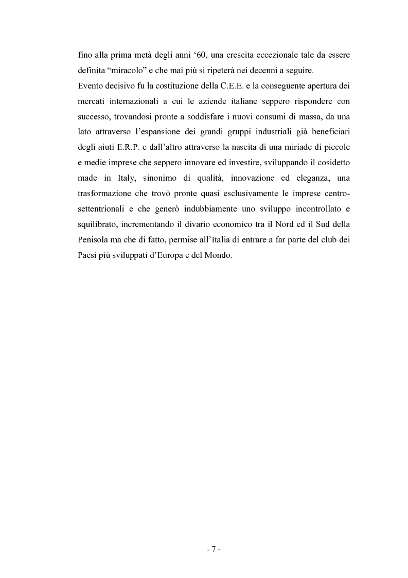 Anteprima della tesi: L'economia italiana dalla ricostruzione al ''miracolo economico'', Pagina 4