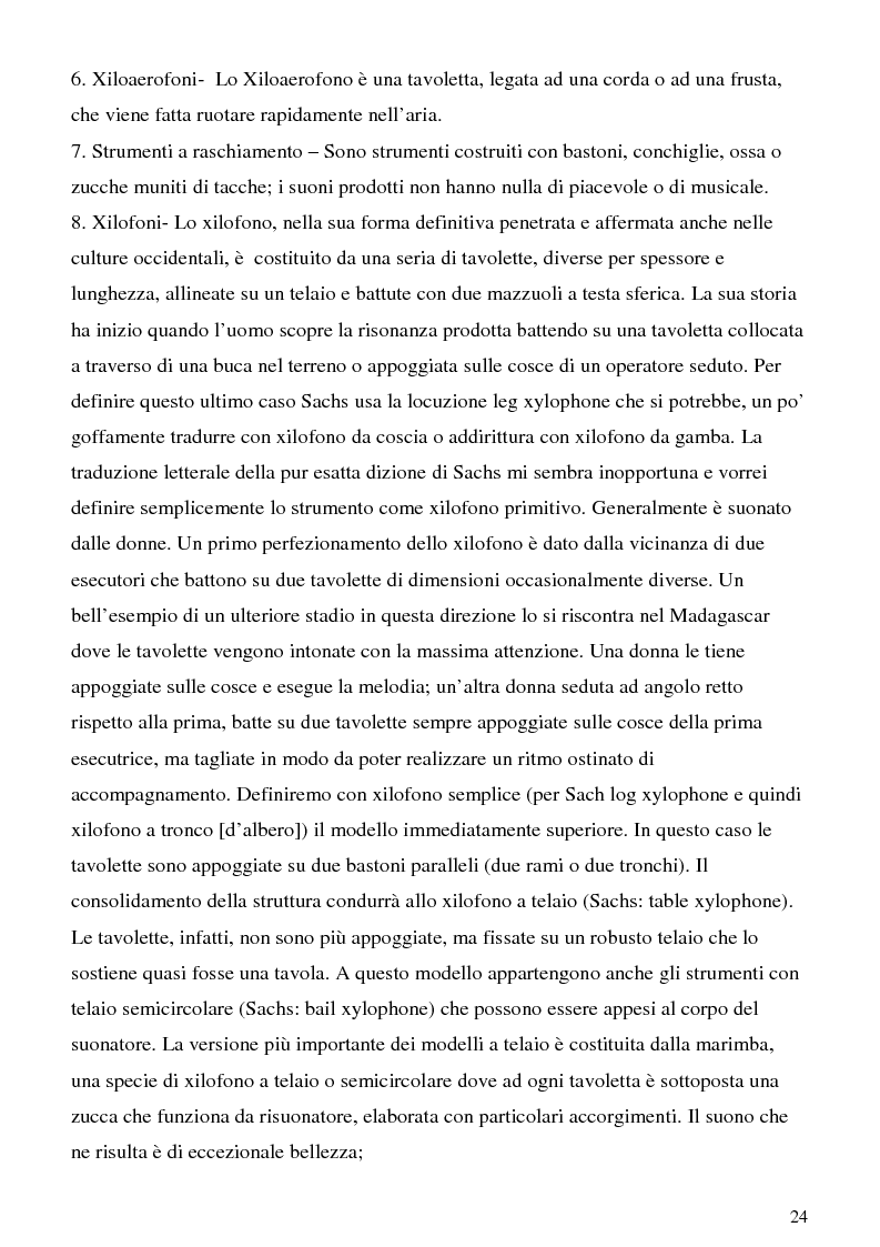 Estratto dalla tesi: Le Contaminazioni musicali e culturali del Nord Africa (Numidia)