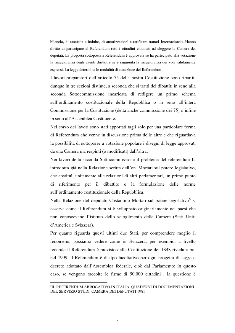 Anteprima della tesi: Il referendum abrogativo, Pagina 4