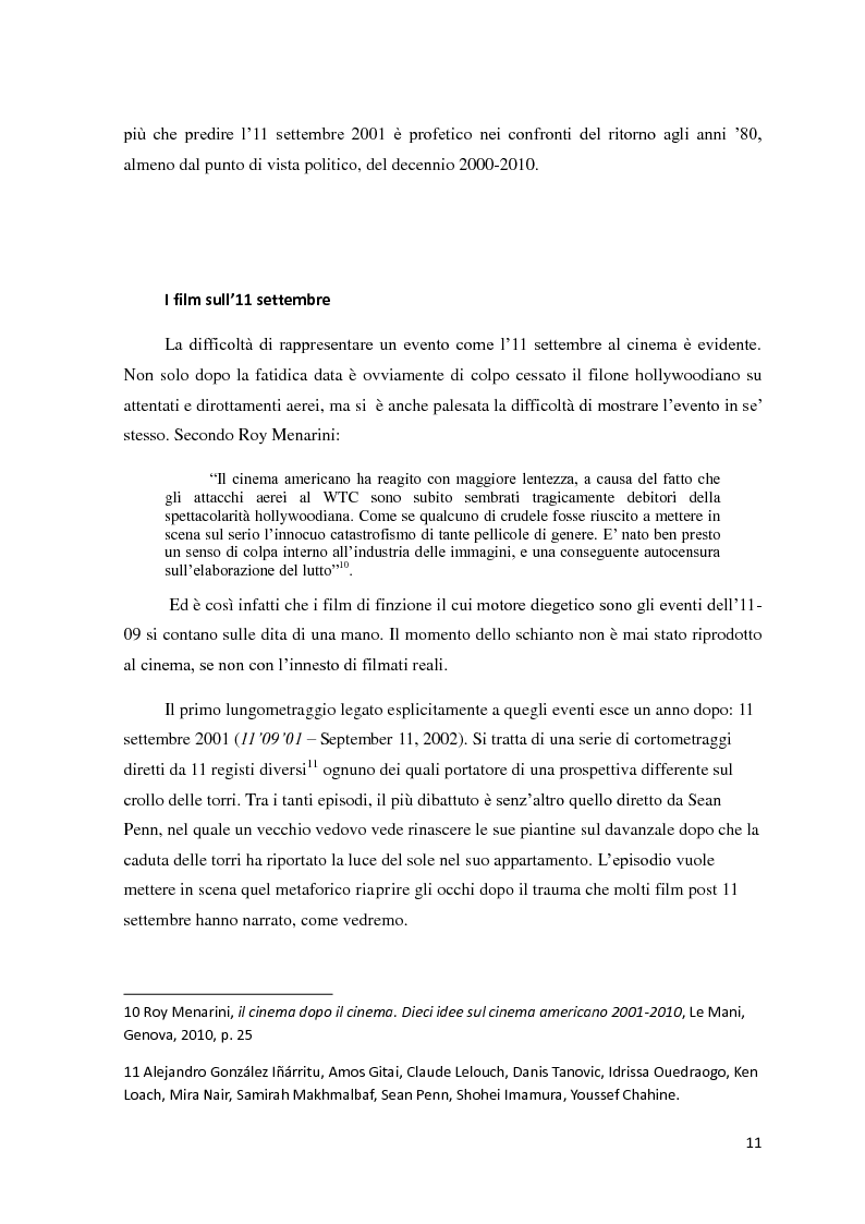 Anteprima della tesi: Non è un paese per buoni - Figurazioni del nemico nel cinema americano dopo l'11 Settembre, Pagina 9