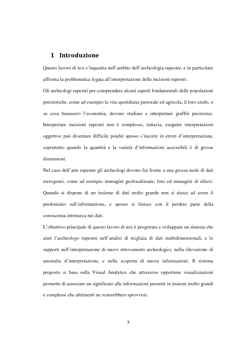Anteprima della tesi: Un sistema di Visual Analytics di supporto all’interpretazione di incisioni rupestri, Pagina 4