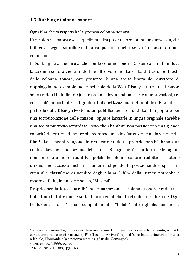 Anteprima della tesi: Dai fratelli Grimm a Walt Disney: analisi e confronto dei testi canori nelle pellicole cinematografiche, Pagina 5