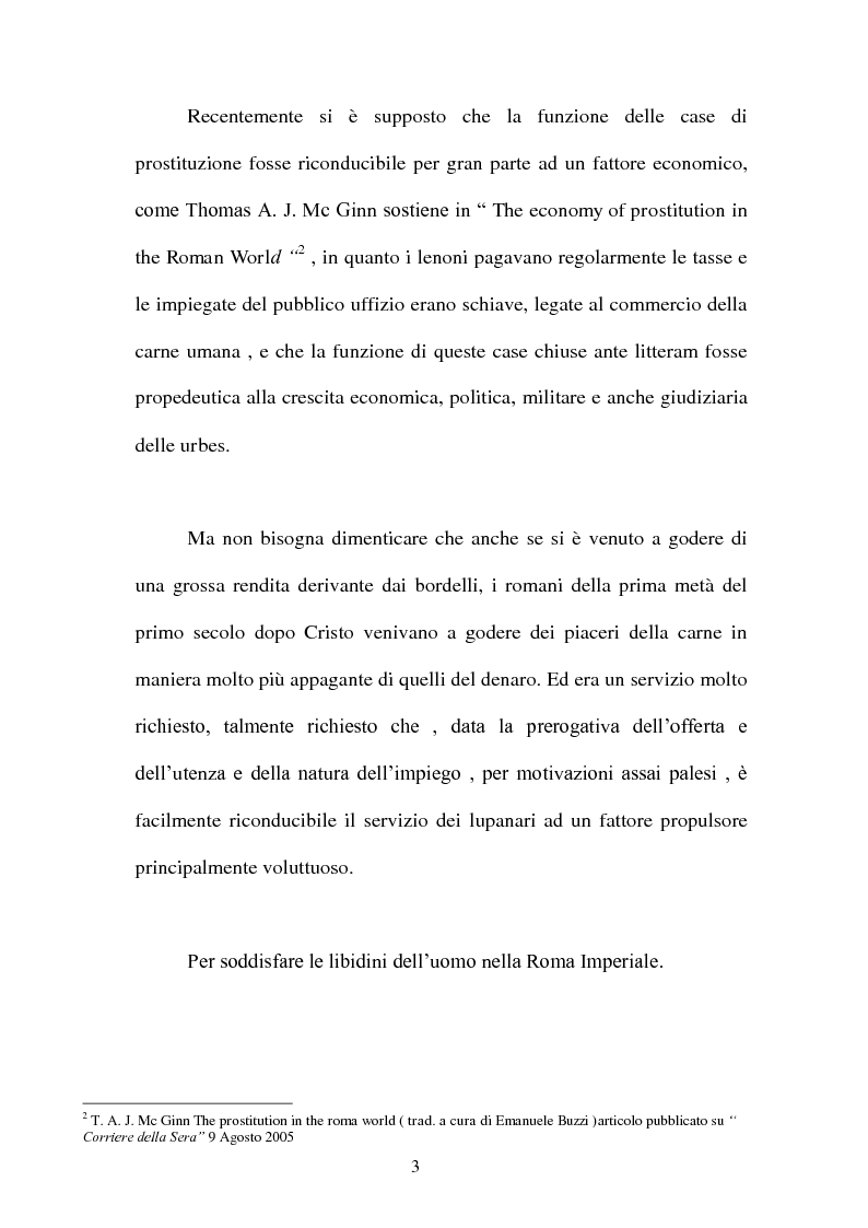 Anteprima della tesi: I Lupanari a Roma nella Prima Età Imperiale, Pagina 4