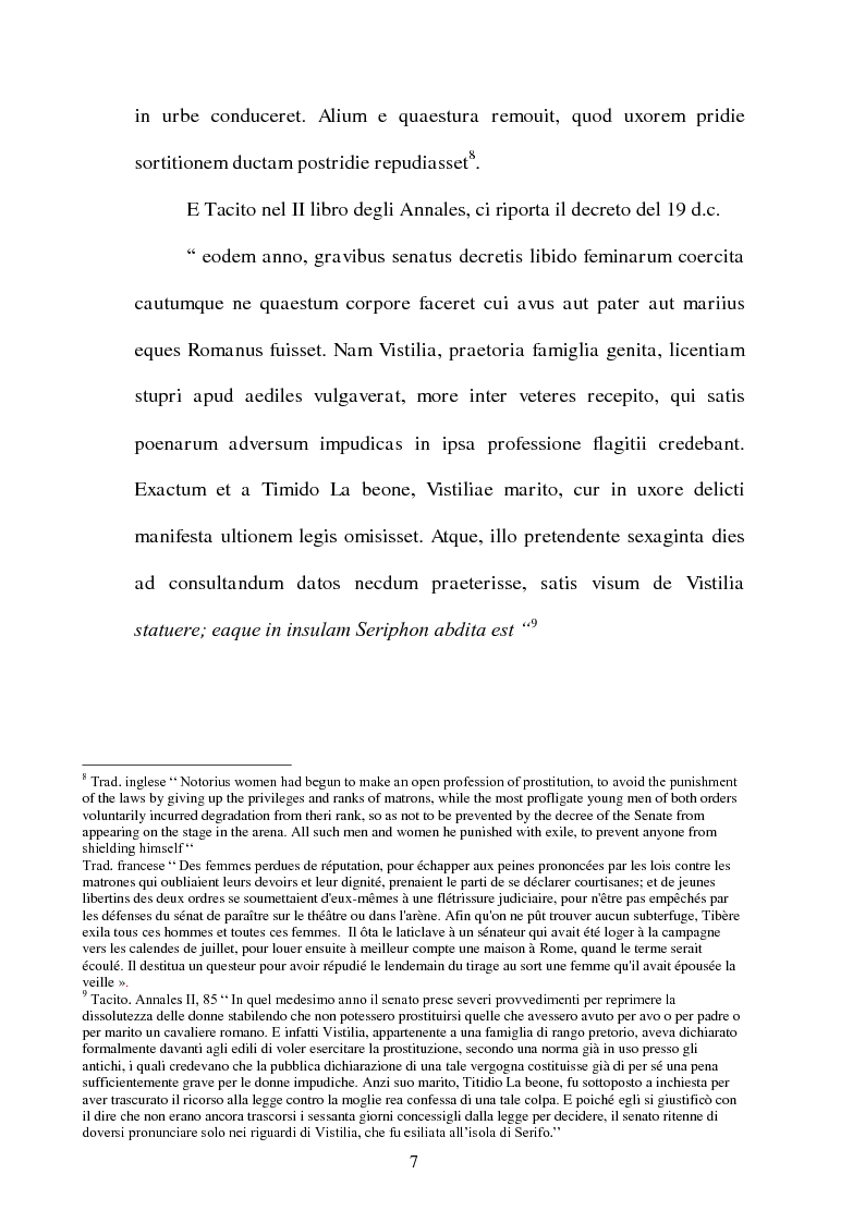 Anteprima della tesi: I Lupanari a Roma nella Prima Età Imperiale, Pagina 8