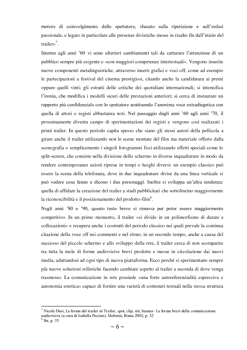 Anteprima della tesi: Prossimamente nelle sale: il Trailer, Pagina 5