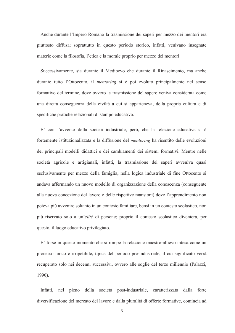 Anteprima della tesi: Mentoring e autostima, Pagina 3