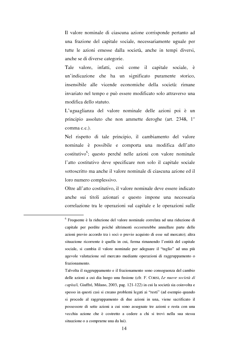 Anteprima della tesi: Le azioni senza l'indicazione del valore nominale, Pagina 5