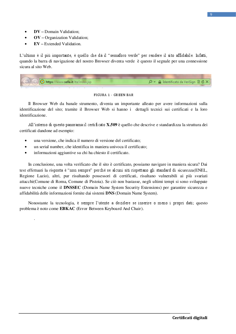 Anteprima della tesi: I certificati digitali, Pagina 3