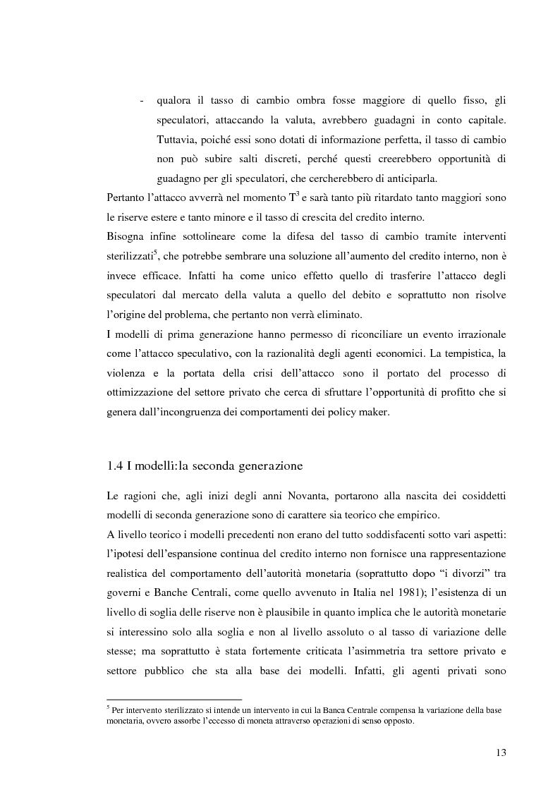 Estratto dalla tesi: La crisi valutaria del 1992