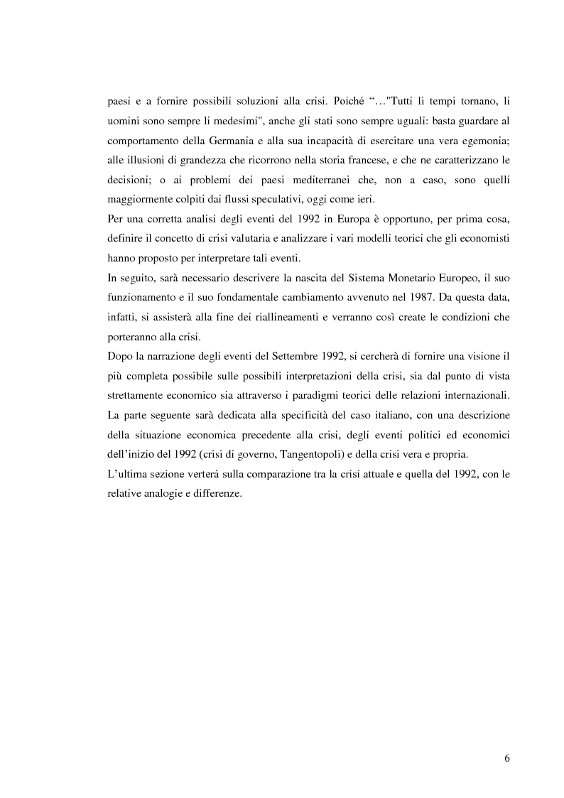 Anteprima della tesi: La crisi valutaria del 1992, Pagina 4