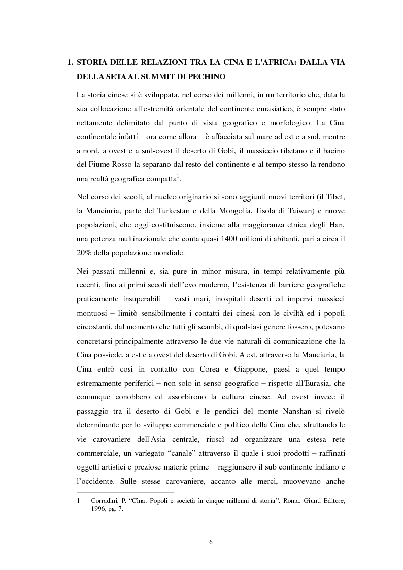Anteprima della tesi: Soft-power e interessi geostrategici della Cina in Africa. Effetti nel Sudan., Pagina 4