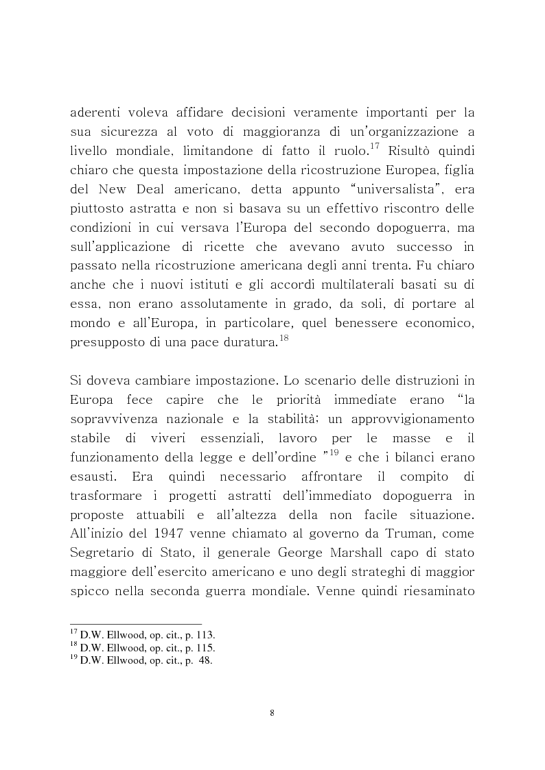 Anteprima della tesi: Il Piano Marshall in Francia, Pagina 9