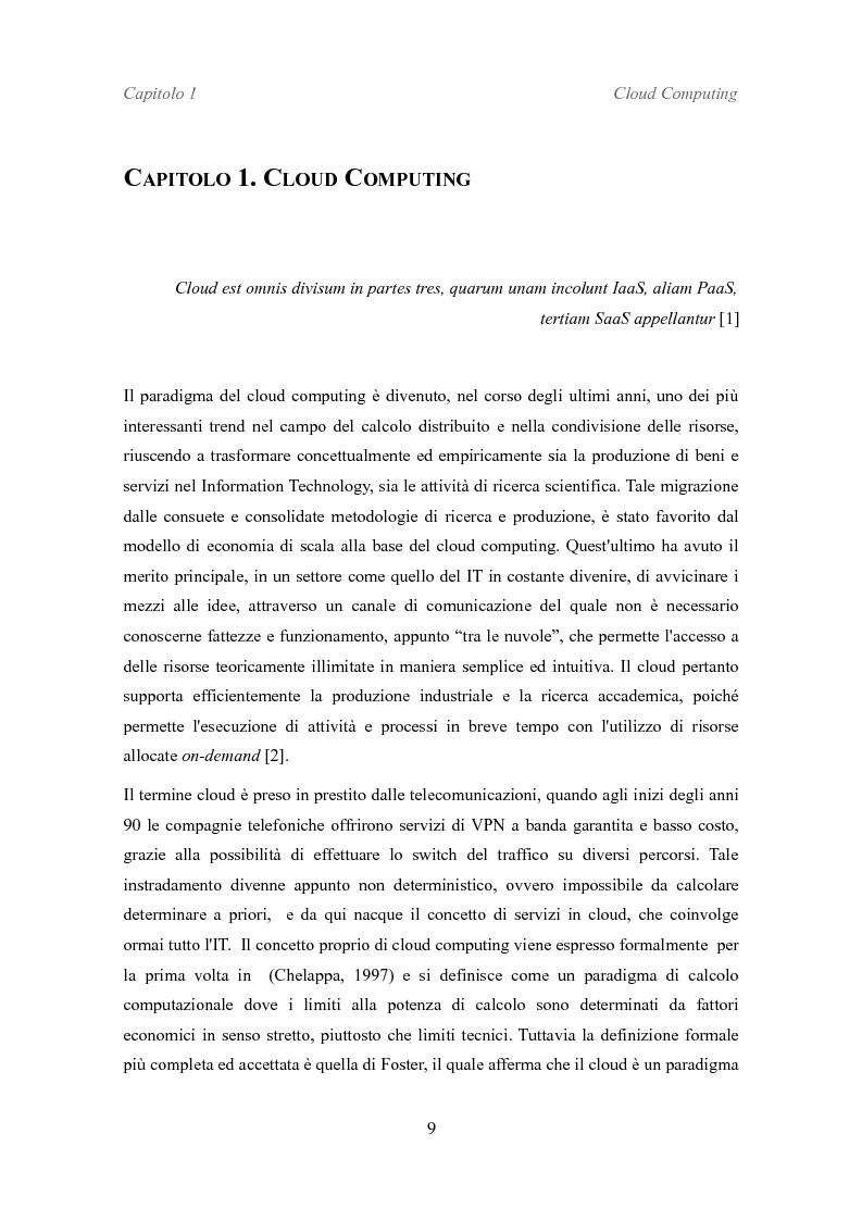Anteprima della tesi: Un'Infrastruttura di Sviluppo Web Enterprise Distribuita su Cloud Basata su Modelli IaaS e PaaS, Pagina 5