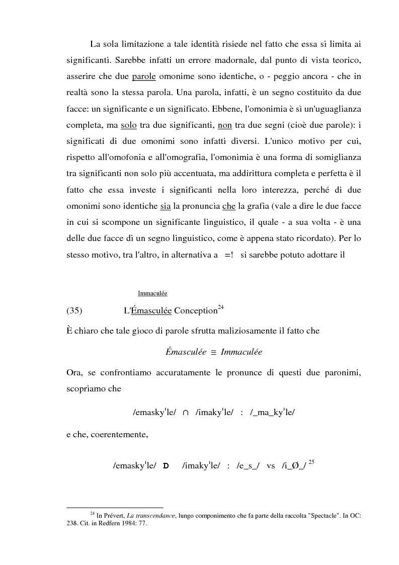 La Sola Limitazione A Tale Identita Risiede Nel Fatto Che Essa Si Limita Ai Significanti Tesionline