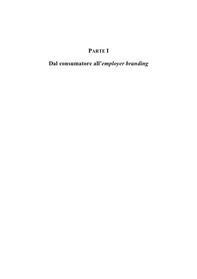Anteprima della tesi: Employer branding. Una strategia di successo per le organizzazioni, Pagina 4