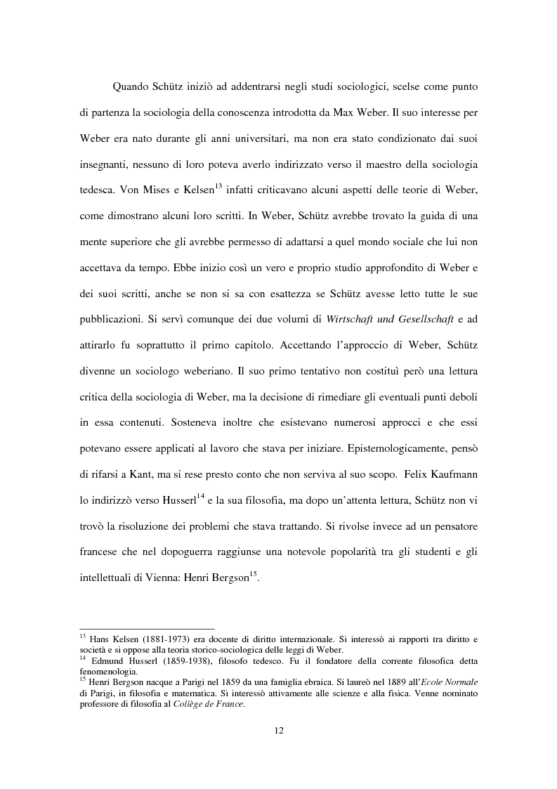 Anteprima della tesi: Alfred Schütz: l’intersoggetivitá. Traduzione in italiano del testo ''The Problem of Transcendental Intersubjectivity in Husserl'', Pagina 9