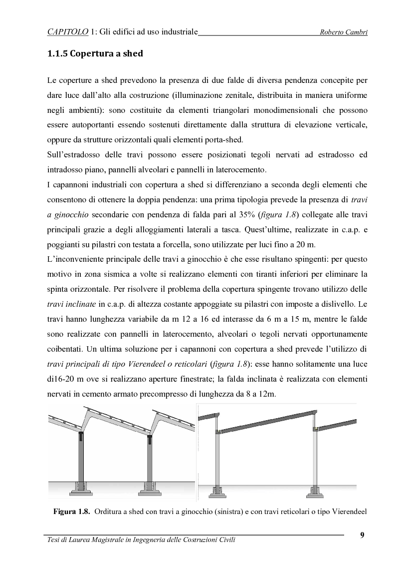 Anteprima della tesi: Analisi di un edificio industriale danneggiato da incendio: esame dello stato di degrado mediante ultrasuoni e valutazione della vulnerabilità sismica. Proposte di intervento di recupero, Pagina 10