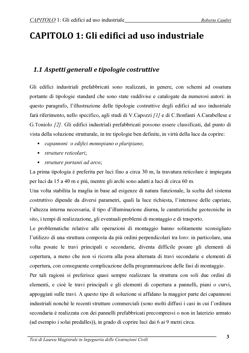 Anteprima della tesi: Analisi di un edificio industriale danneggiato da incendio: esame dello stato di degrado mediante ultrasuoni e valutazione della vulnerabilità sismica. Proposte di intervento di recupero, Pagina 4