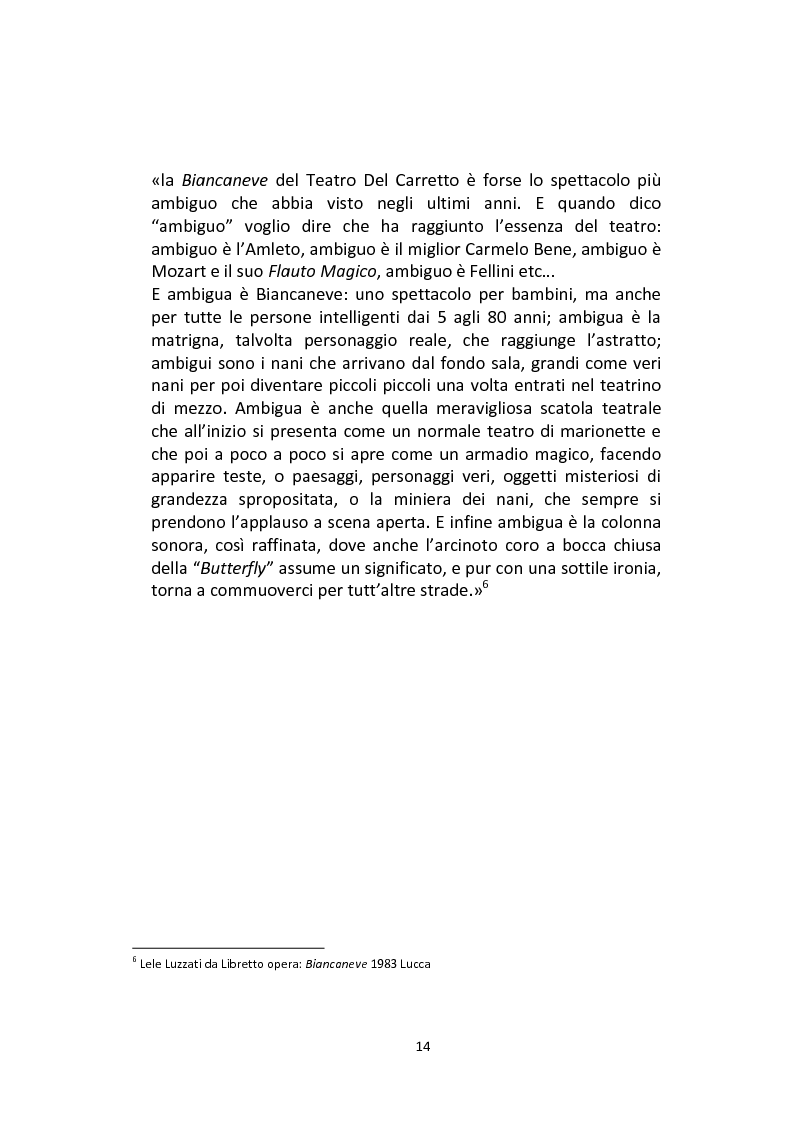 Anteprima della tesi: Il Teatro del Carretto: uno stile nel teatro del novecento, Pagina 12
