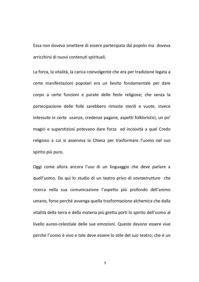Anteprima della tesi: Il Teatro del Carretto: uno stile nel teatro del novecento, Pagina 3
