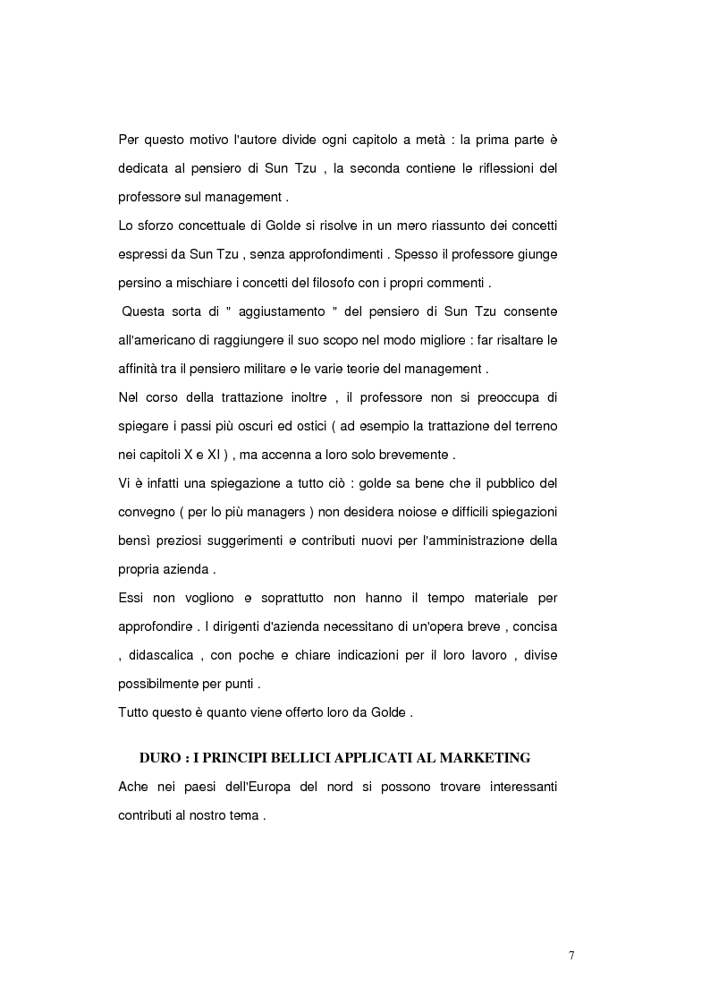 Anteprima della tesi: Il contributo delle dottrine militari all'elaborazione della strategia aziendali, Pagina 6