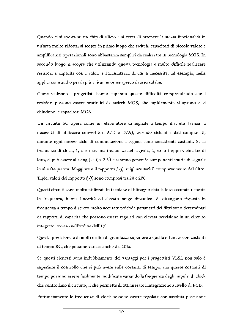 Anteprima della tesi: Circuiti a Capacità Commutata, Pagina 3