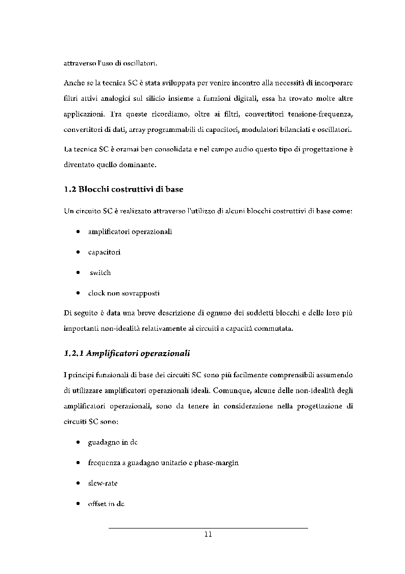 Anteprima della tesi: Circuiti a Capacità Commutata, Pagina 4