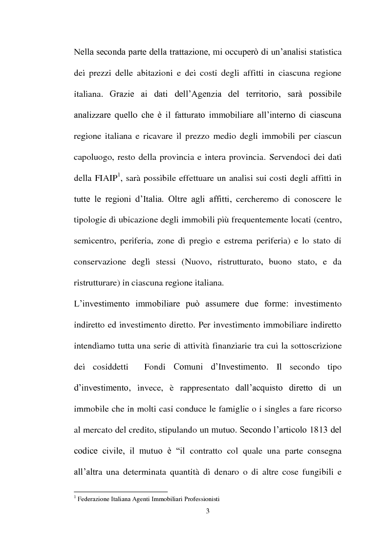 Anteprima della tesi: Analisi statistica sul mercato immobiliare, Pagina 4