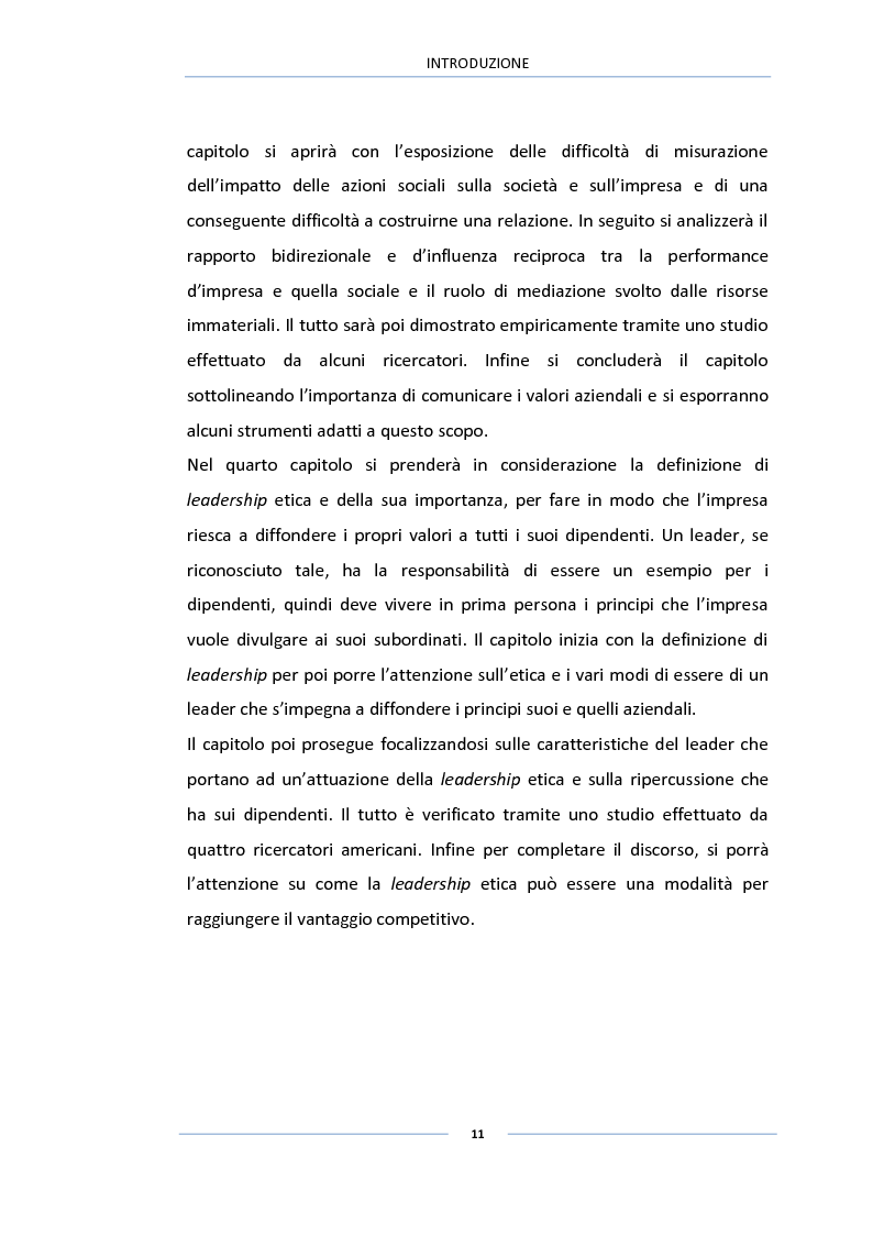 Anteprima della tesi: Leadership etica, intangibili e vantaggio competitivo basato sulla CSR: gli ultimi sviluppi della ricerca, Pagina 5