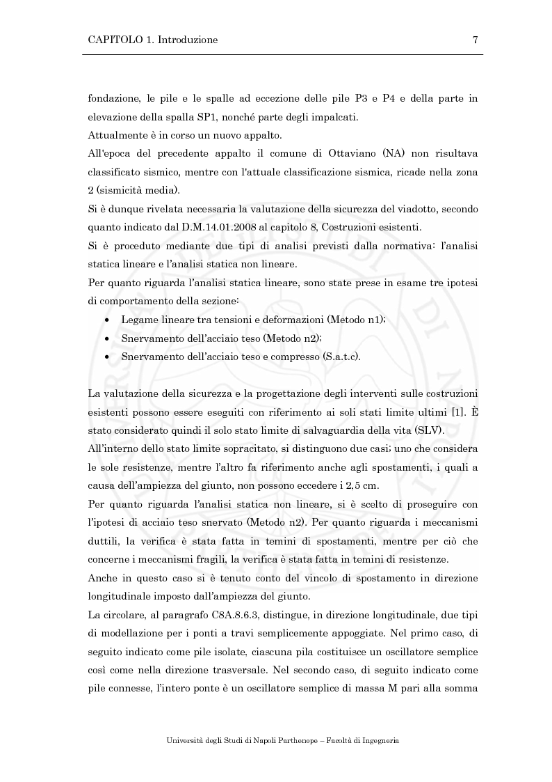 Anteprima della tesi: Verifiche sismiche di pile da ponte, Pagina 3