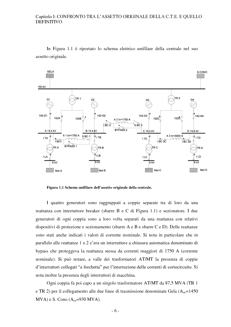 Anteprima della tesi: Studi di rete e di affidabilità per l'ammodernamento della centrale termoelettrica della raffineria di Gela, Pagina 5