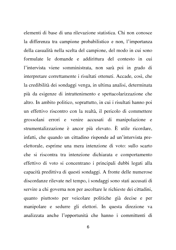 Anteprima della tesi: Il ruolo dei sondaggi politici nella democrazia: il caso delle elezioni politiche del 2013., Pagina 3