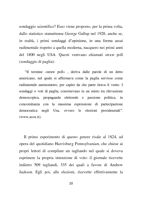 Anteprima della tesi: Il ruolo dei sondaggi politici nella democrazia: il caso delle elezioni politiche del 2013., Pagina 7
